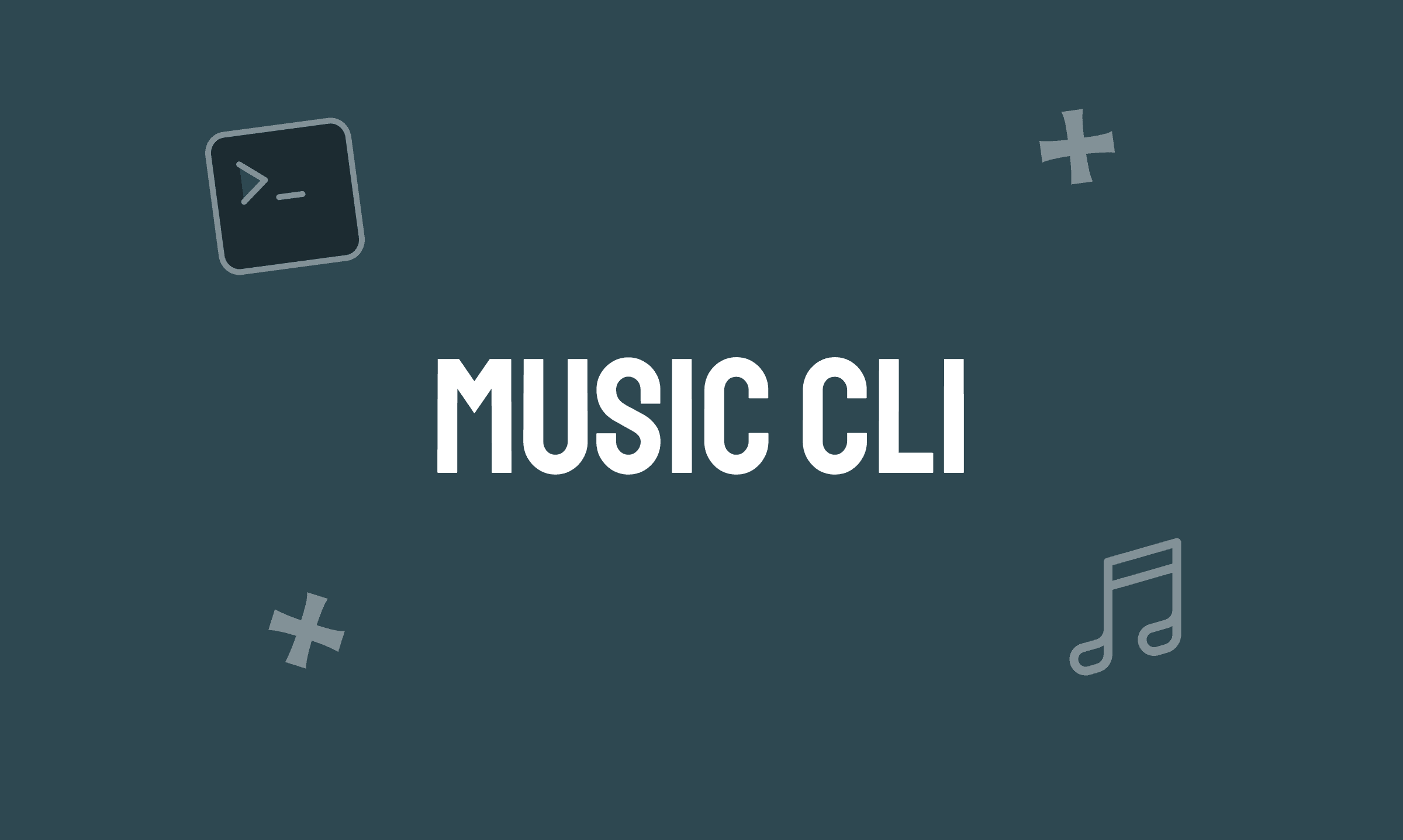 Music Command Line Tool